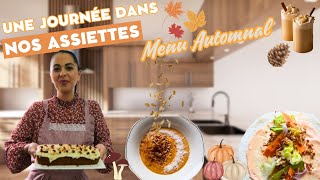 🥕UNE JOURNÉE DANS MON ASSIETTE MENU COMPLET RAPIDE GOURMAND amp DELICIEUX 🍄‍🟫🍂POUR TOUTE LA FAMILLE🍁 [upl. by Hardwick89]