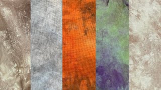 •The Seattle Stitcher• How I Dye AIDA with RIT Dye [upl. by Dyson]