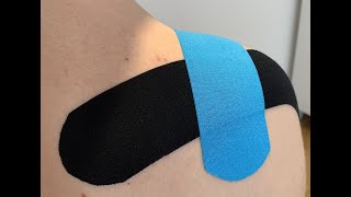 Kinesiology Taping  supraspinatus muscle [upl. by Hoo]