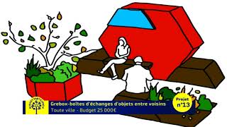 Grebox boites déchanges dobjets entre voisins  Budget participatif 2017 [upl. by Vano291]