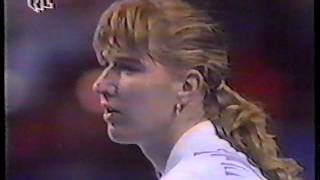 Gabriela Sabatini v Steffi Graf Worcester 1990 pt1 [upl. by Hyatt]