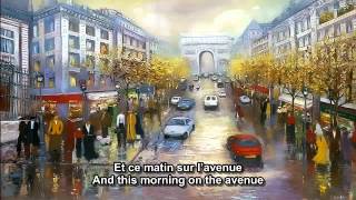 Les ChampsElysees  Joe Dassin  French and English subtitlesmp4 [upl. by Oralle479]