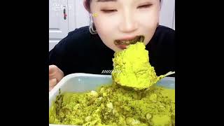 ASMR YY ICE EATING FREEZER FROST MUKBANG WHITE ICE WITH MATCHHA🧊🧊🧊🧊🧊🧊 [upl. by Else111]