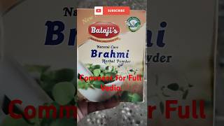 Brahmi Herbal🌿Powder for haircarehairfallcontroltips naturalcareayurvedabeautytipsviralshorts [upl. by Aivuy25]