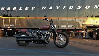 2018 HarleyDavidson Street Bob FXBB First Ride and Detailed Review│Milwaukee 8 with the New Frame [upl. by Yerffej]