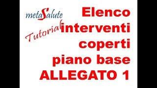 METASALUTE tutorial interventi PIANO BASE coperti allegato 1 [upl. by Hayne]