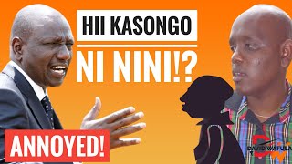 REPORTS RUTO GOT ANGRY AFTER KASONGO MEMES SPREAD IN STATEHOUSE [upl. by Laemaj]