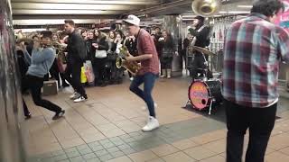 the coolest saxophone subway band ever [upl. by Powel17]