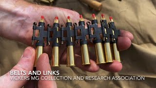 Vickers MG belts and links [upl. by Samella]