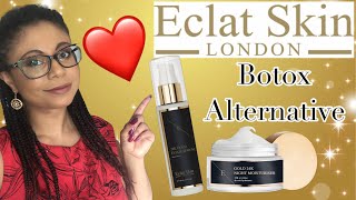 Eclat Skin London 24K Gold Elixir Serum amp Gold 24K Night Moisturiser  Botox alternative [upl. by Ytsirk]