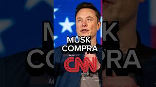 El presidente de Argentina milei  anunció que elonmusk compró la cadena televisiva cnn 🤯 [upl. by Airec389]