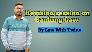 Banking law  Revision session  Negotiable instrument Act Lawwithtwins vlogwithtwins ccsumsu [upl. by Aerdna273]