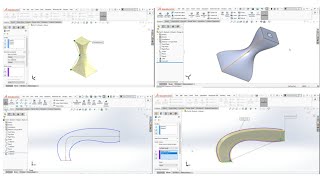 Solidworks Tutorial 4 Lofted BossBase  Lofted Cut [upl. by Haggi]