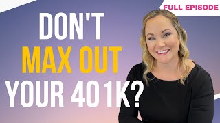 Should You Really Max Out Your 401k [upl. by Aubarta]