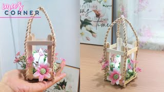 DIY Popsicle Sticks Crafts  DIY Room Decoration Ideas [upl. by Nylra209]