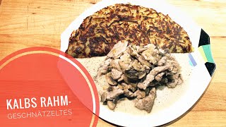 KalbsRahmgeschnetzeltes mit Champignons [upl. by Azila]