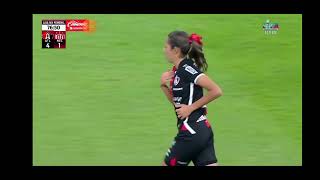 asistencia de brenda ceren🇸🇻atlas vs necaxa Femenil MX [upl. by Navek]