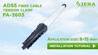 New fiber cable tension clamp PA3603 for ADSS cables 815mm ADSS tension clamp developed by Jera [upl. by Marijn]