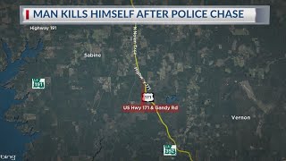 Man kills himself after pursuit standoff with Louisiana deputies [upl. by Deadman598]