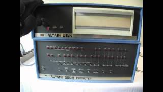 MITS Altair 8800 Power up [upl. by Nairad]