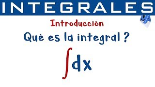 Integrales  Introducción [upl. by Amrak]