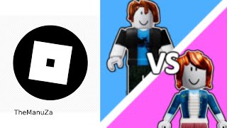 CHICOS contra CHICAS en ROBLOX  TheManuZa [upl. by Cormac]