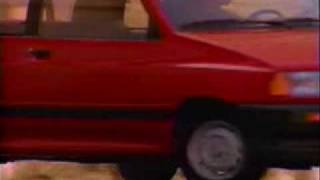 Ford Festiva TV commercial 1988 [upl. by Yedorb283]