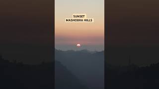 Beautiful sunset 🥰👌🥰👌🥰MASHOBRA HILLS Himachal Pradesh travel adventure viralshort mashobrahills [upl. by Pinto]