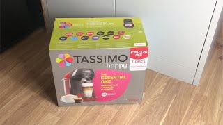 Bosh Tassimo Happy Coffee Machine  Unboxing HD [upl. by Gentilis765]