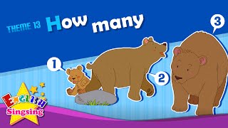 Theme 13 How many  How many apples  ESL Song amp Story  Learning English for Kids [upl. by Telfer239]