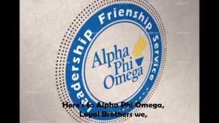 Alpha Phi Omega Toast Song w Lyrics [upl. by Bald]