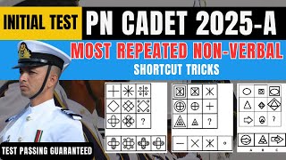 PN Cadet Non Verbal Question Tricks PN Cadet 2025A RegistrationPN Cadet Initial Test Preparation [upl. by Noiz942]