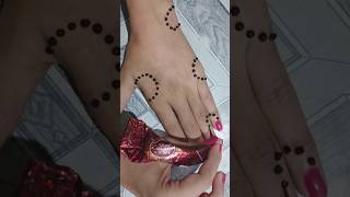 Stylish easy mehndidesign henna tal se taal Mila song trendingshorts [upl. by Reinal]