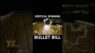 vertical spinning bullet bill mario mariokart mariokartwii mkwii nintendo [upl. by Angle857]