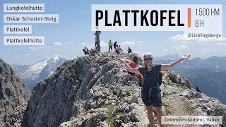 Klettersteig auf den Plattkofel 2964m  die südtiroler Dolomiten von ihrer schönsten Seite [upl. by Minetta]