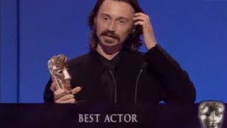 Robert Carlyle  Full Monty wins four BAFTA AWARDS 1998 [upl. by Sorkin]