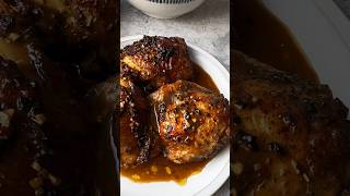 Air fryer jerk chicken thighs recipe food recipe airfryer [upl. by Ainafets]