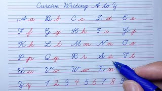 Cursive writing a to z  Cursive letter abcd  Cursive writing abcd  Cursive handwriting practice [upl. by Hodges]