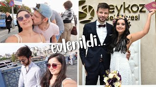 VLOG  Evlendik xd  Nikahtan Birkaç An ve Kayın Ailem ile İstanbul Turu [upl. by Eiwoh]