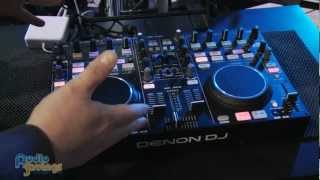 Denon  MC3000 Professional DJ Controller  NAMM 2012  AudioSavingscom [upl. by Coleville]