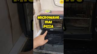 Kya microwave m pizza bna skte hai shorts zomato cloudkitchen viral pizza burger minivlog [upl. by Assirahs]