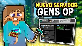 ✨ NUEVO Servidor GENS OP 12131 BEDROCK amp JAVA ✅ Minecraft Server SURVIVAL 2024 [upl. by Aleemaj]