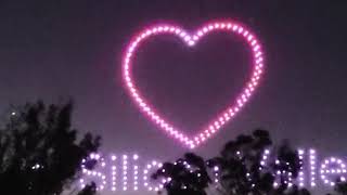 Drone Light Show 4th Of July Show in Sunnyvale Ca Silicon Valley Drone Show [upl. by Eiramllij838]