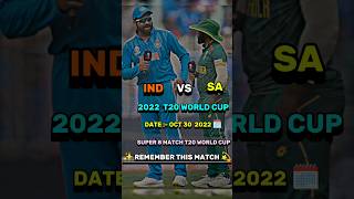 T20 WORLD CUP 2022 IND VS SA 🥺 SUPER 8 MATCH 🥹 SHORT VIDEO WINNER MATCH 2 WKTS [upl. by Ytsrik]