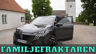 Peugeot E5008  Genomgång och provkörning  Elbilsmagasinet [upl. by Nollahs]