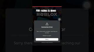 Roblox is down again😭 [upl. by Culley]