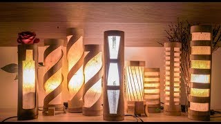 Handmade Bamboo Bedroom Lamp Table Lamps Desk Lamps For Living Room and Bedroom [upl. by Evey]