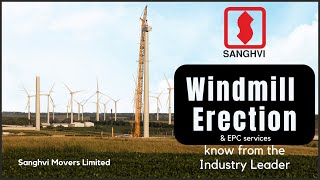 OneStop solutions for Wind EPC projects amp Crane rental services in India sanghvimovers [upl. by Hannibal]