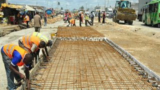 more oic road construction in old jeshwang The Gambia [upl. by Batruk]