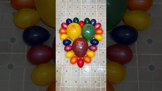 Creating Beautiful Heart From 3Big Balloons and 20 Mini Rainbow Balloons Pop Reverse ASMR Satisfying [upl. by Niltiak]